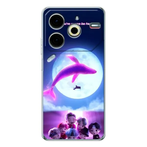 Чехол с принтом «КИТ BTS» для TECNO Pova 6 Neo 5G Чехол с принтом «КИТ BTS» для TECNO Pova 6 Neo 5G