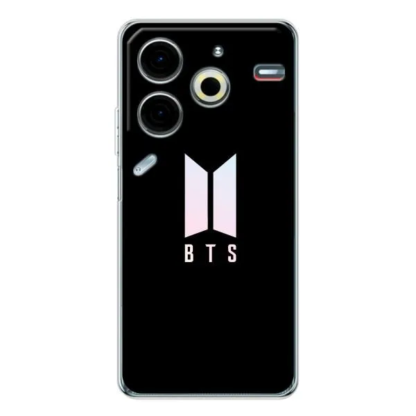 Чехол с принтом «Лого BTS» для TECNO Pova 6 Neo 5G Чехол с принтом «Лого BTS» для TECNO Pova 6 Neo 5G