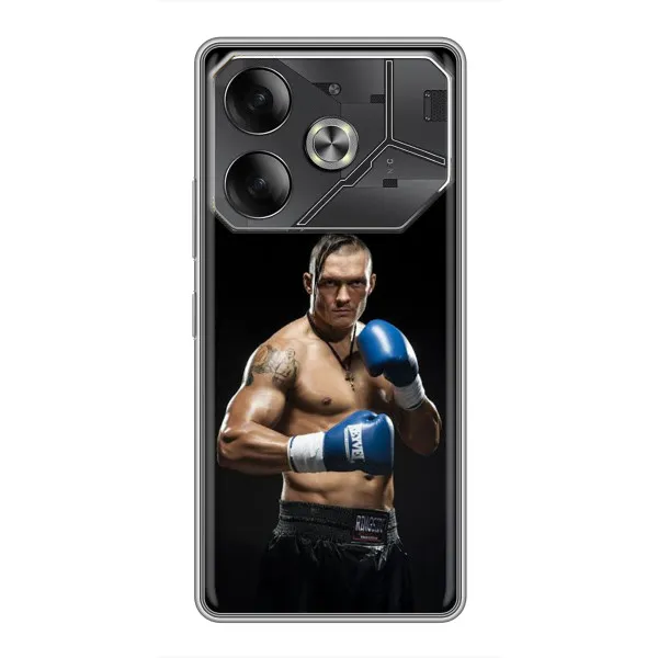 Чохол з принтом «Боксер Усик» для TECNO Pova 6 Чохол з принтом «Боксер Усик» для TECNO Pova 6
