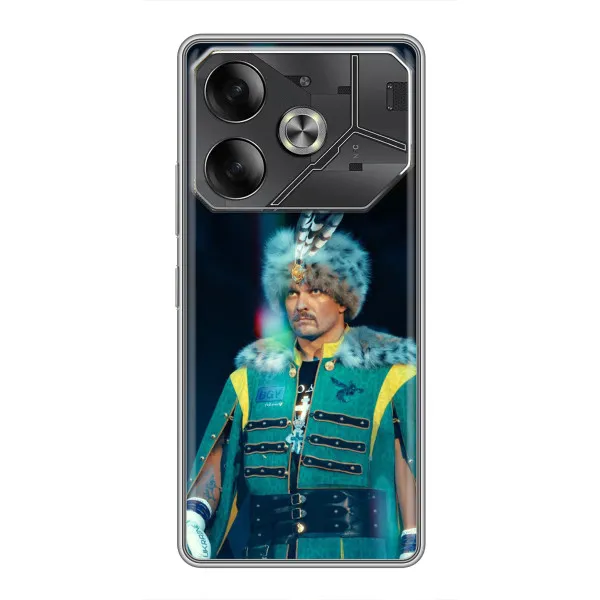 Чохол з принтом «Усик Гетьман» для TECNO Pova 6 Чохол з принтом «Усик Гетьман» для TECNO Pova 6