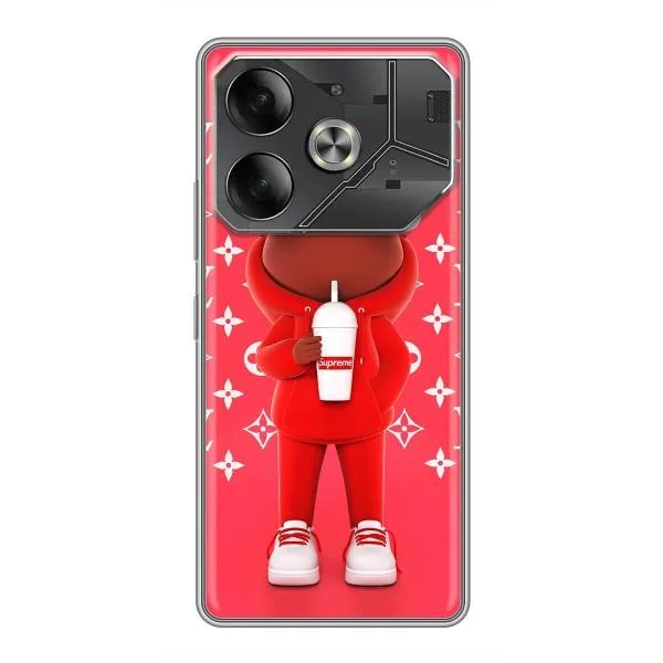 Чехол с принтом «Модный стиль» для TECNO Pova 6