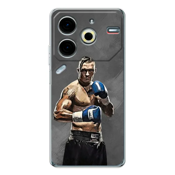 Чехол с принтом «Александр Усик» для TECNO Pova 7 Pro