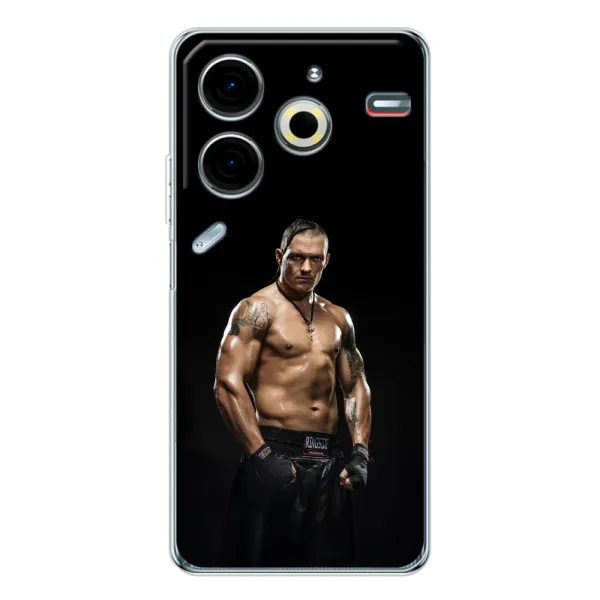 Чехол с принтом «Чемпион Александр Усик» для TECNO Pova 7 Pro