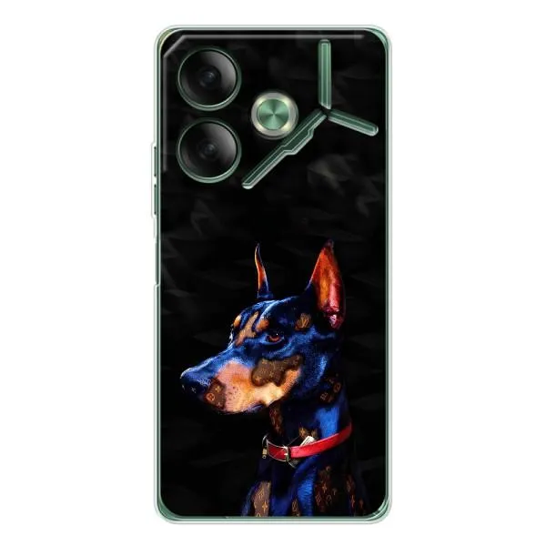 Чехол с принтом «Собака» для TECNO Pova 7