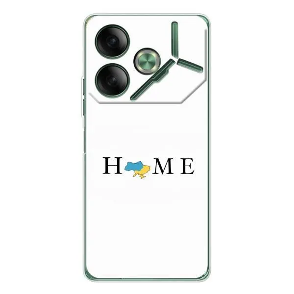Чохол з принтом «Home» для TECNO Pova 7 Чохол з принтом «Home» для TECNO Pova 7