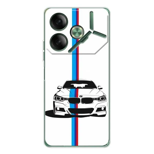 Чехол с принтом «Машина БМВ» для TECNO Pova 7