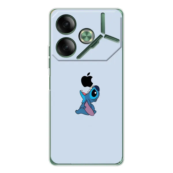 Чехол с принтом «Stitch apple» для TECNO Pova 7