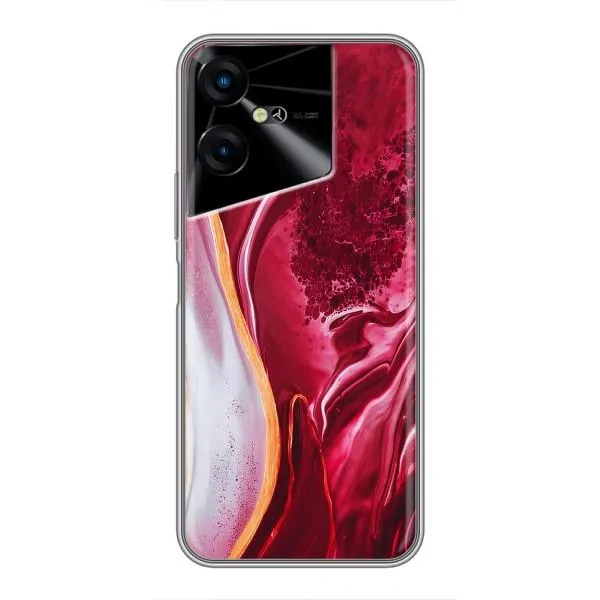 Чехол с принтом «Мрамор красный» для TECNO POVA Neo 3 Чехол с принтом «Мрамор красный» для TECNO POVA Neo 3
