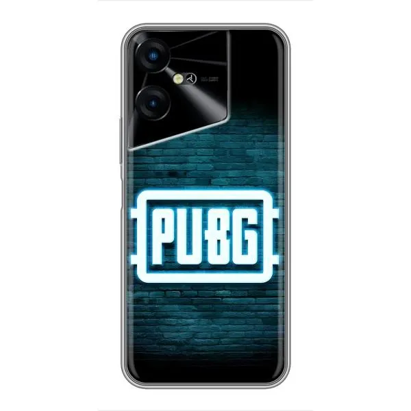 Чехол с принтом «Лого PUBG» для TECNO POVA Neo 3
