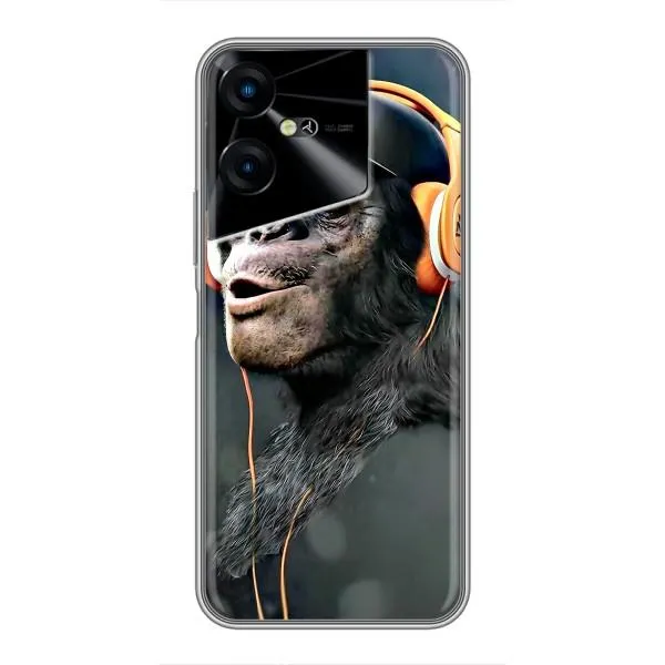 Чехол с принтом «В наушниках» для TECNO POVA Neo 3 Чехол с принтом «В наушниках» для TECNO POVA Neo 3