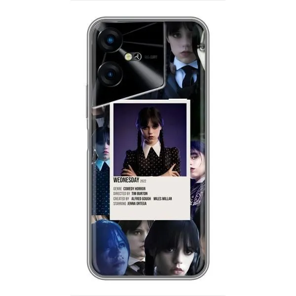 Чехол с принтом «коллаж Уэнздей» для TECNO POVA Neo 3 Чехол с принтом «коллаж Уэнздей» для TECNO POVA Neo 3