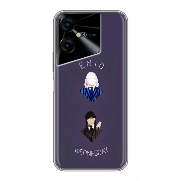 Чехол с принтом «Уэнздей и подруга» для TECNO POVA Neo 3 Чехол с принтом «Уэнздей и подруга» для TECNO POVA Neo 3
