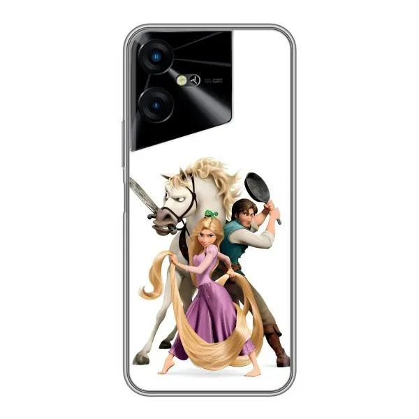 Чехол с принтом «Рапунцель и друзья» для TECNO POVA Neo 3