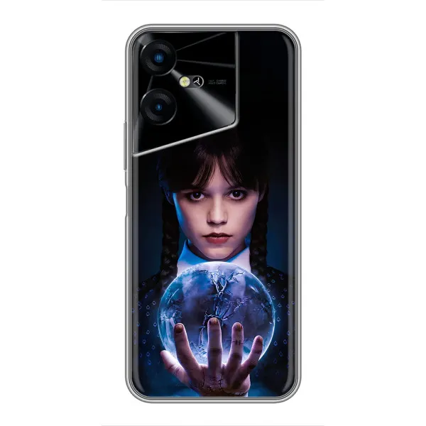 Чехол с принтом «Магическая сфера Уэнздей» для TECNO POVA Neo 3 Чехол с принтом «Магическая сфера Уэнздей» для TECNO POVA Neo 3