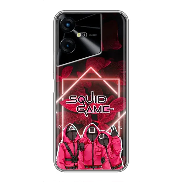 Чехол с принтом «Охранники Игра кальмара» для TECNO POVA Neo 3 Чехол с принтом «Охранники Игра кальмара» для TECNO POVA Neo 3