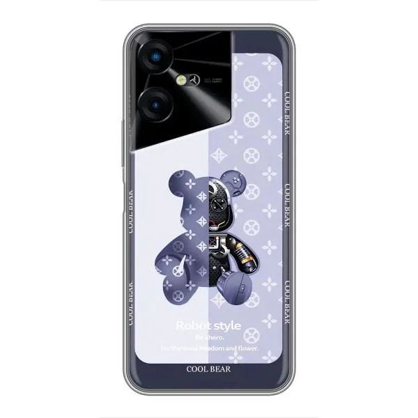 Чехол с принтом «Медвежонок LV» для TECNO POVA Neo 3 Чехол с принтом «Медвежонок LV» для TECNO POVA Neo 3