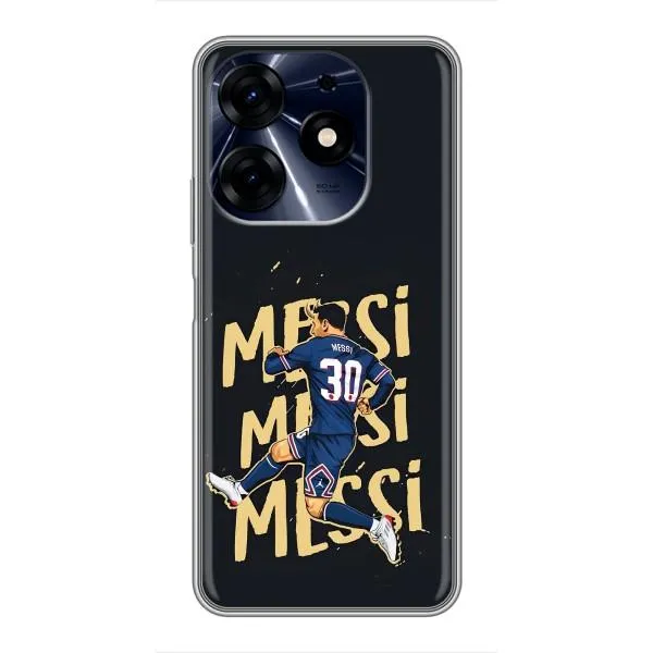 Чехол с принтом «Messi ПСЖ» для TECNO Spark 10 Pro