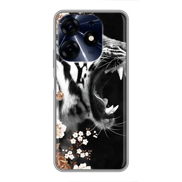 Чехол с принтом «Стильный ТИГР» для TECNO Spark 10 Pro Чехол с принтом «Стильный ТИГР» для TECNO Spark 10 Pro