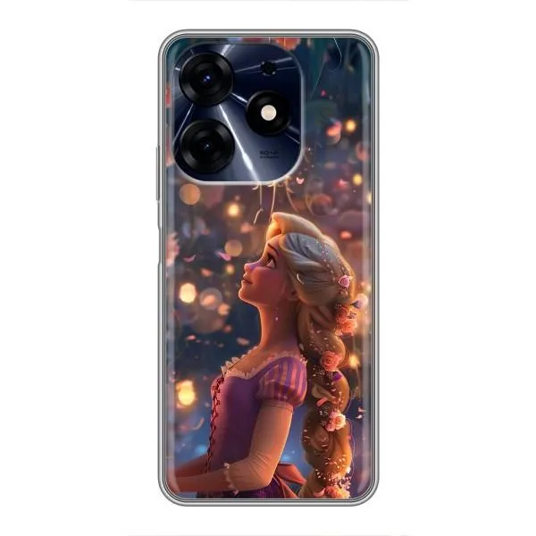 Чехол с принтом «Рапунцель фонарики» для TECNO Spark 10 Pro Чехол с принтом «Рапунцель фонарики» для TECNO Spark 10 Pro