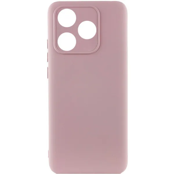 Чехол Silicone Cover Lakshmi Full Camera (AAA) для TECNO Spark 10 — Розовый — фото 1