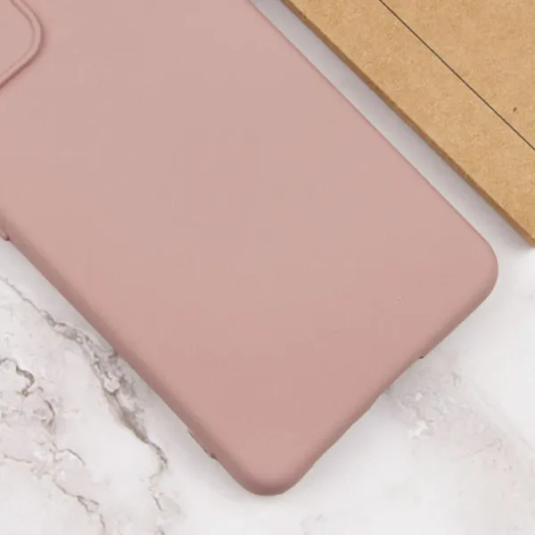 Чехол Silicone Cover Lakshmi Full Camera (AAA) для TECNO Spark 10 — Розовый — фото 3