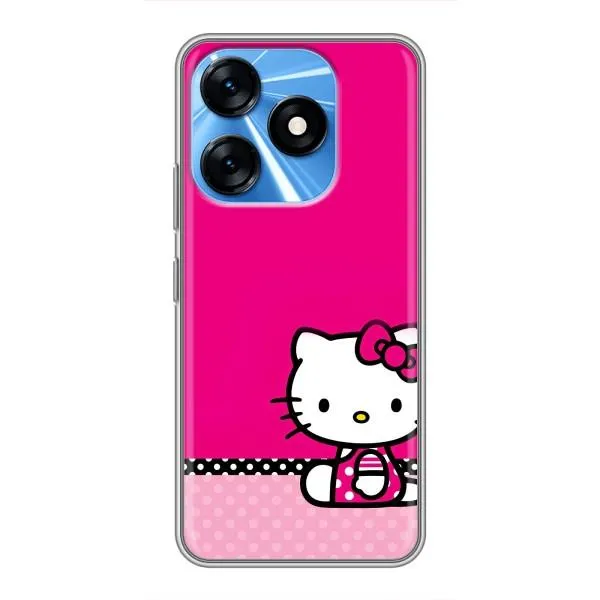 Чехол с принтом «Girl KITTY» для TECNO Spark 10