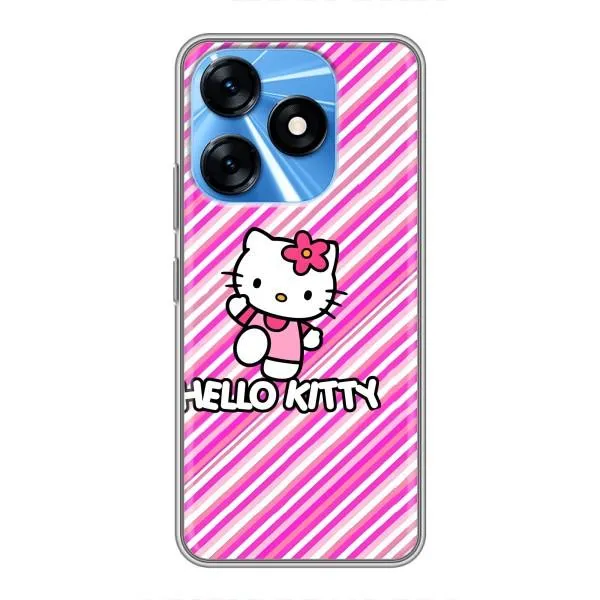 Чехол с принтом «Hello Kytty» для TECNO Spark 10