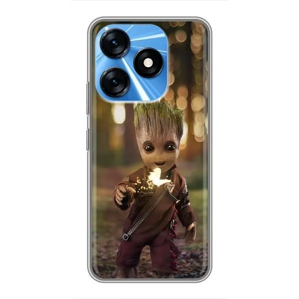 Чехол с принтом «I am Groot» для TECNO Spark 10