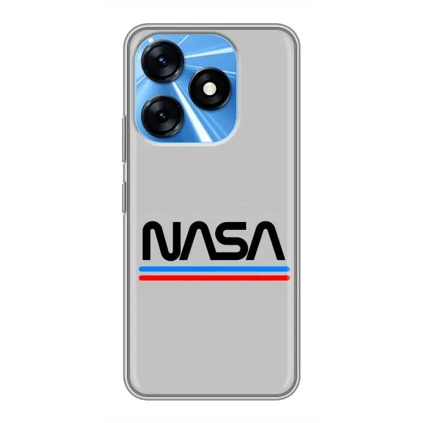 Чехол с принтом «NASA» для TECNO Spark 10