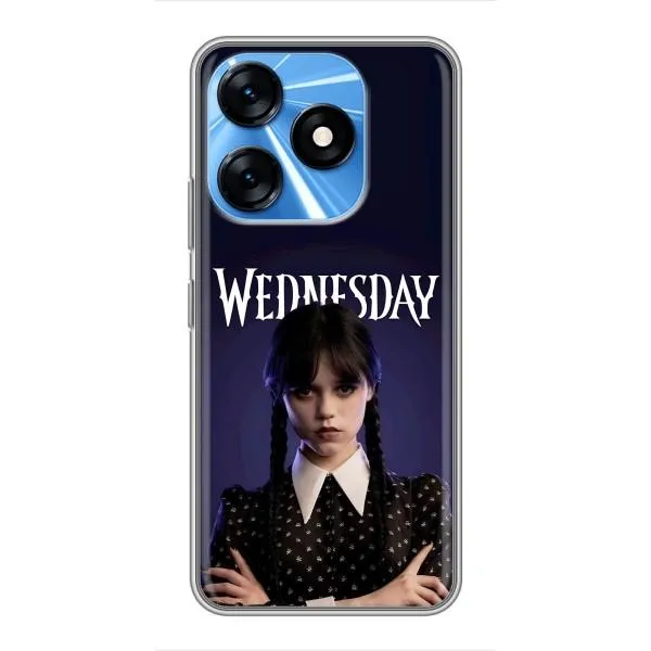Чехол с принтом «Wednesday» для TECNO Spark 10