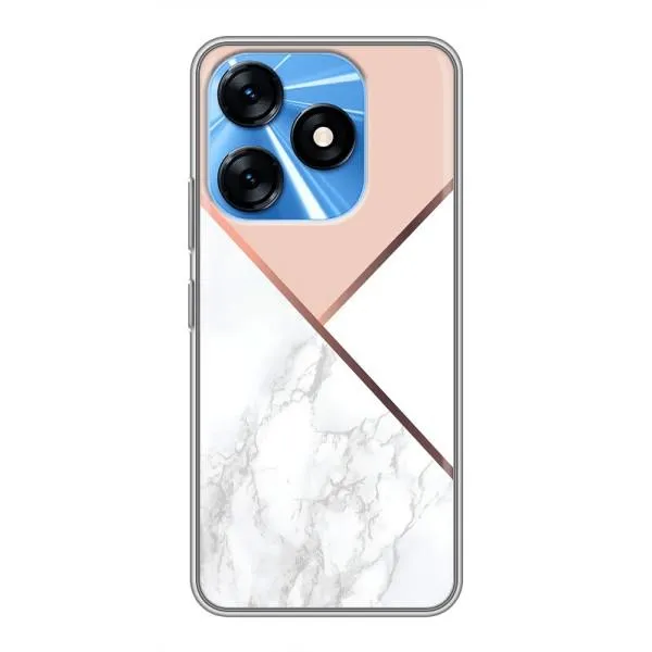 Чехол с принтом «Тройной мрамор» для TECNO Spark 10 Чехол с принтом «Тройной мрамор» для TECNO Spark 10
