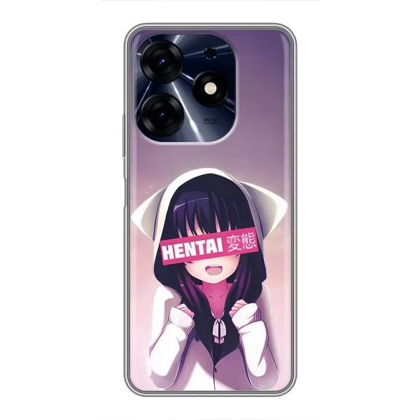 Чехол с принтом «Hentai chan» для TECNO Spark 10c