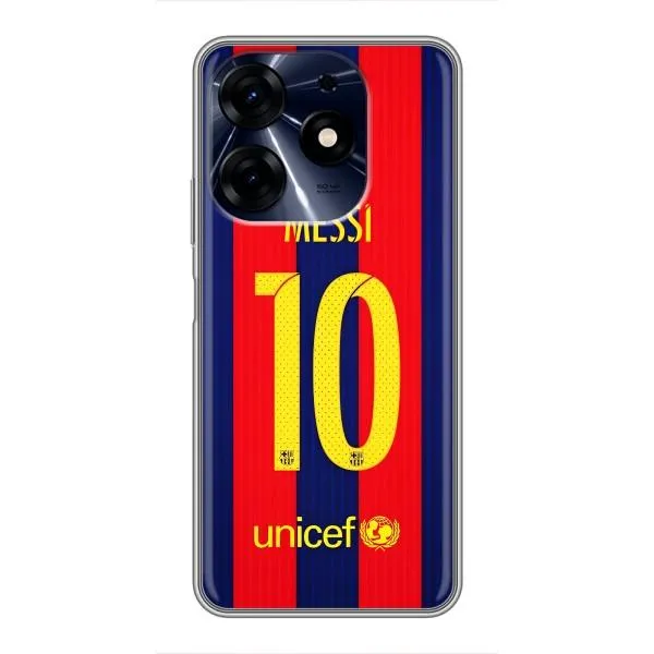 Чехол с принтом «Messi Barca 10» для TECNO Spark 10c Чехол с принтом «Messi Barca 10» для TECNO Spark 10c