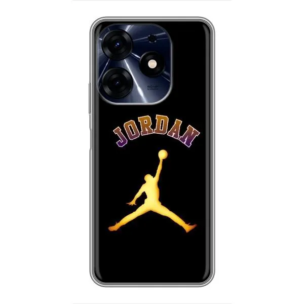 Чехол с принтом «Jordan Gold» для TECNO Spark 10c Чехол с принтом «Jordan Gold» для TECNO Spark 10c