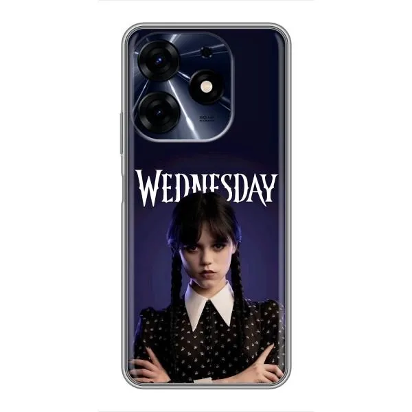 Чехол с принтом «Wednesday» для TECNO Spark 10c