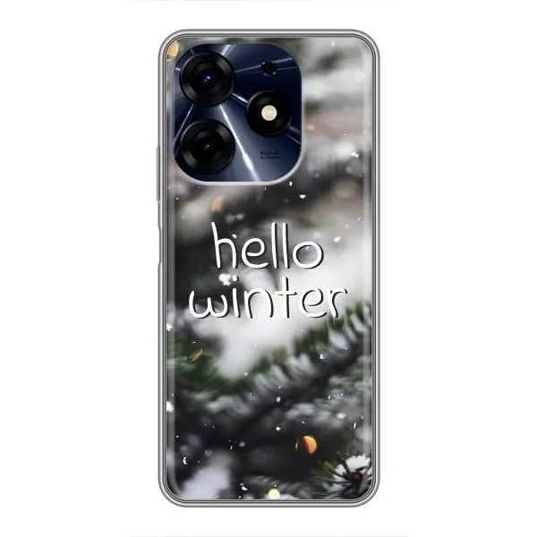 Чехол с принтом «Hello winter» для TECNO Spark 10c Чехол с принтом «Hello winter» для TECNO Spark 10c
