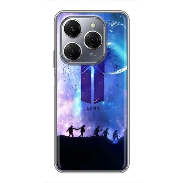 Чехол с принтом «Army BTS» для TECNO Spark 20 Pro