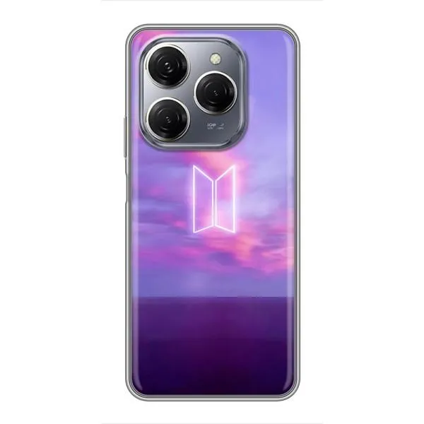 Чехол с принтом «BTS логотип» для TECNO Spark 20 Pro