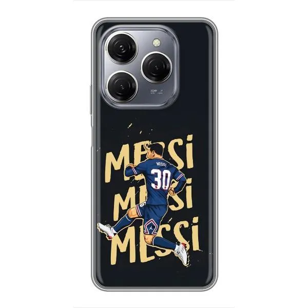 Чохол з принтом «Messi ПСЖ» для TECNO Spark 20 Pro