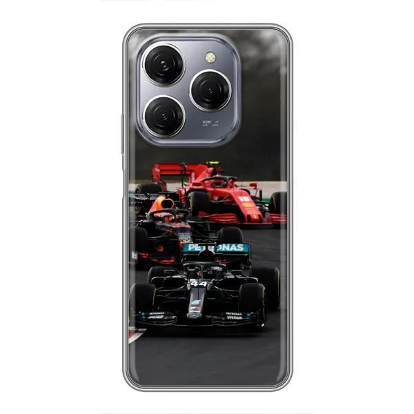 Чехол с принтом «Гонка Формула 1» для TECNO Spark 20 Pro Чехол с принтом «Гонка Формула 1» для TECNO Spark 20 Pro