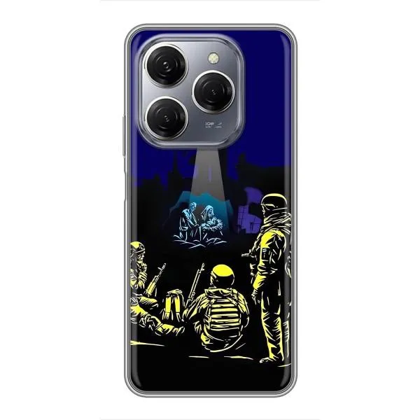 Чехол с принтом «Рождество в Украине» для TECNO Spark 20 Pro