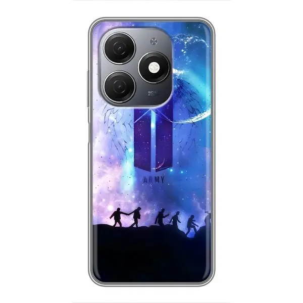 Чехол с принтом «Army BTS» для TECNO Spark 20 Чехол с принтом «Army BTS» для TECNO Spark 20