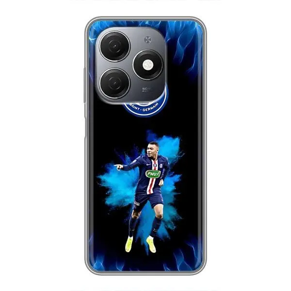 Чехол с принтом «Мбаппе в огне» для TECNO Spark 20