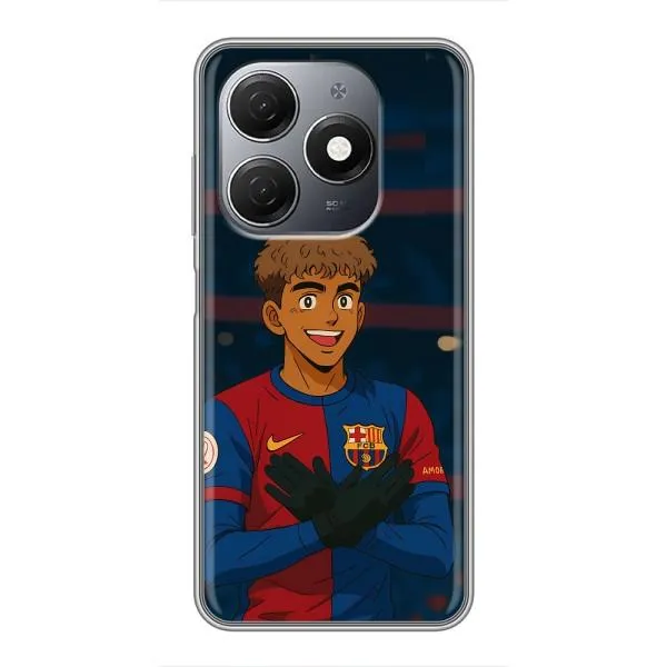 Чехол с принтом «Футболист Ямаль» для TECNO Spark 20 Чехол с принтом «Футболист Ямаль» для TECNO Spark 20