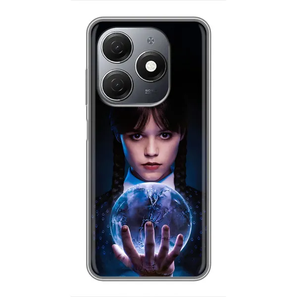 Чехол с принтом «Магическая сфера Уэнздей» для TECNO Spark 20