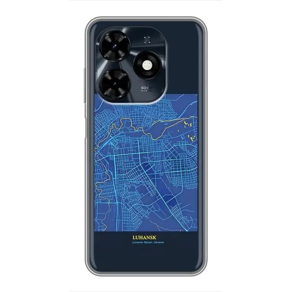 Чехол с принтом «Гуганск» для TECNO Spark 20c