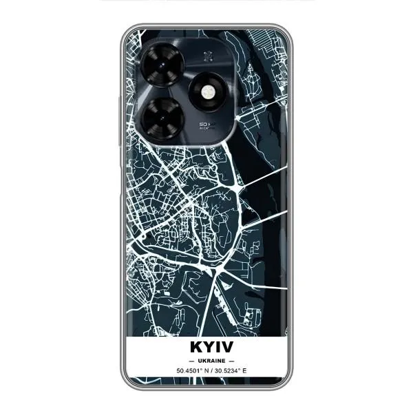 Чехол с принтом «Киев» для TECNO Spark 20c