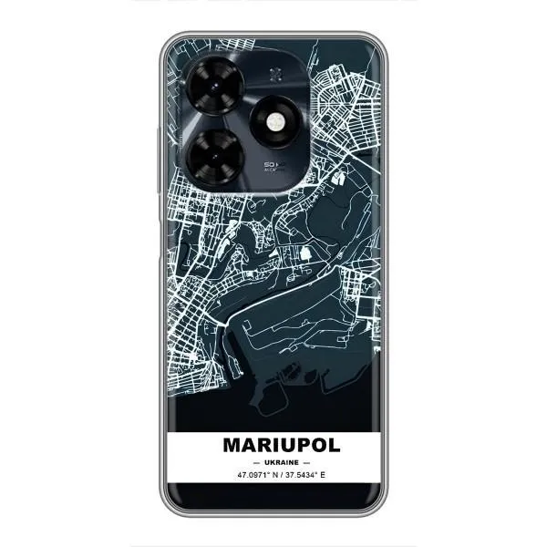 Чехол с принтом «Мариуполь» для TECNO Spark 20c