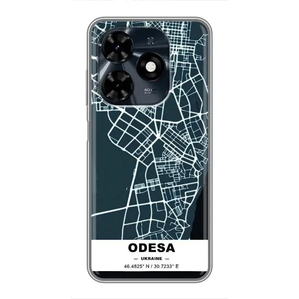 Чехол с принтом «Одесса» для TECNO Spark 20c