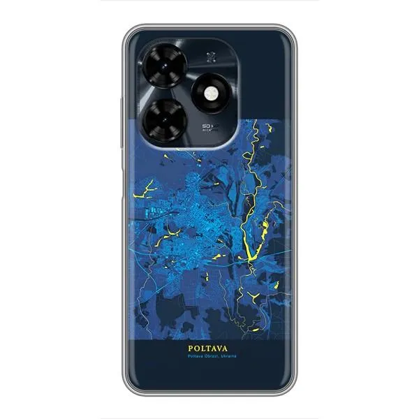 Чехол с принтом «Полтава» для TECNO Spark 20c